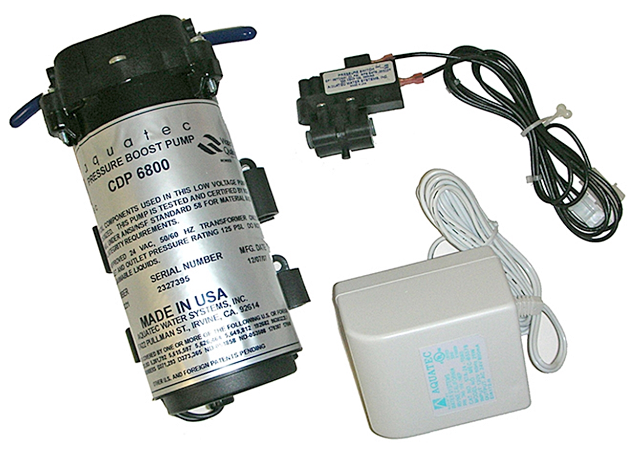 (image for) Aquatec CDP 6800 Booster Pump Kit 1/4 Fittings - Click Image to Close